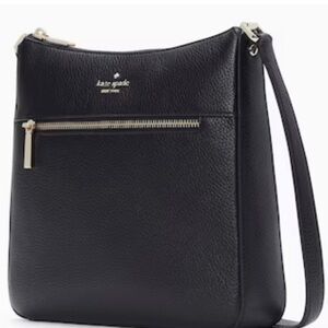 Kate Spade Leila Swingpack Crossbody black leather purse